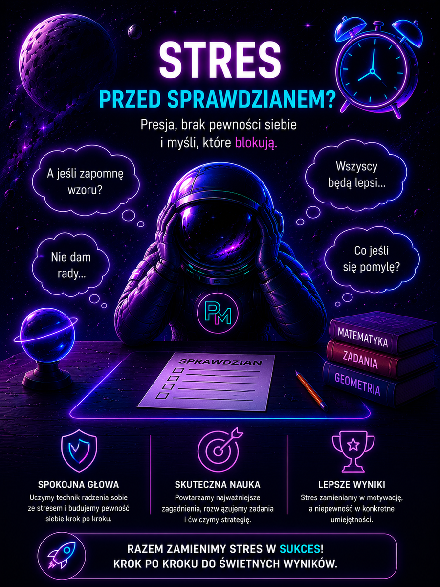 Stres przed sprawdzianem z matematyki